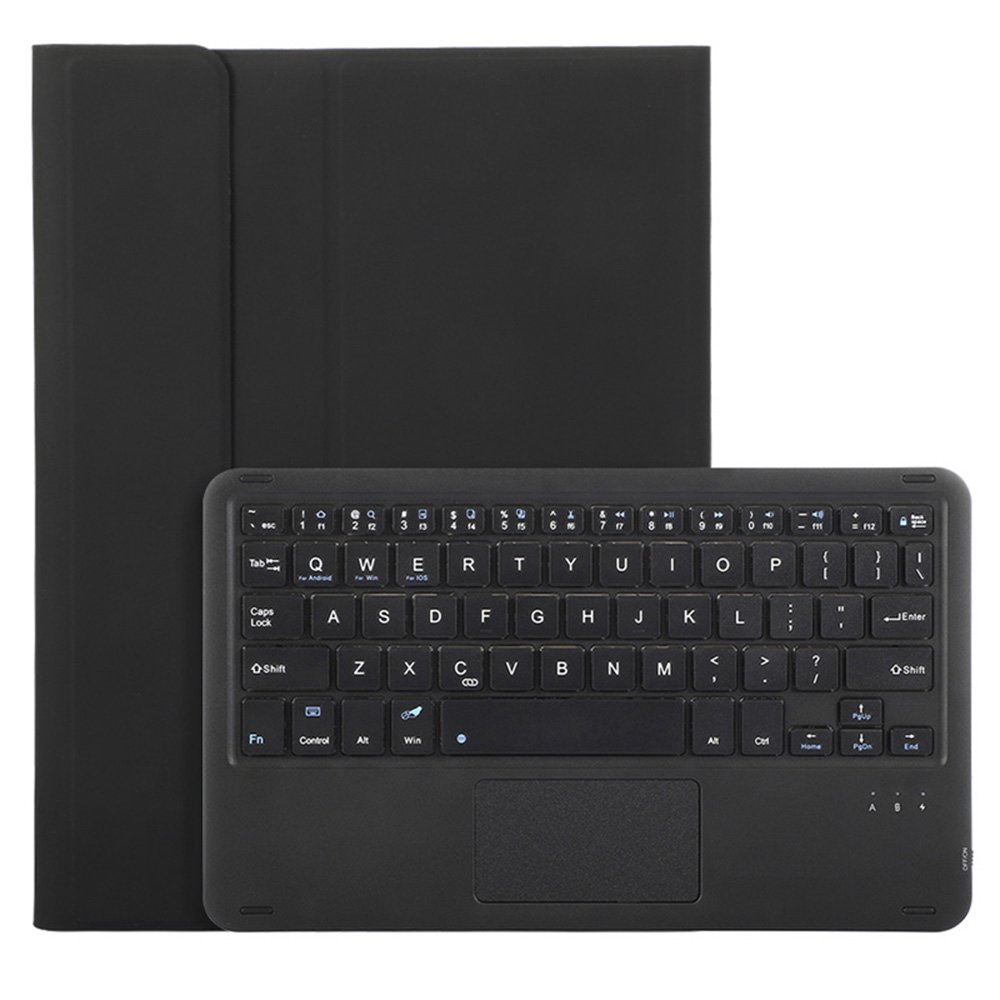 91420231124190804.jpg TPU Case with Detachable Keyboard & Pen Slot & Touch for Samsung Galaxy Tab S9/Tab S9 FE X710/X716B/X510/X516B Black - Image 1