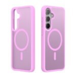 DUX DUCIS Yind Series Magnetic Matte Anti-drop TPU+PC+Magnets Case for Samsung Galaxy S25+ Pink