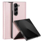 DUX DUCIS Bril Series Leather PU+PC Case for Samsung Galaxy Z Fold7 Pink