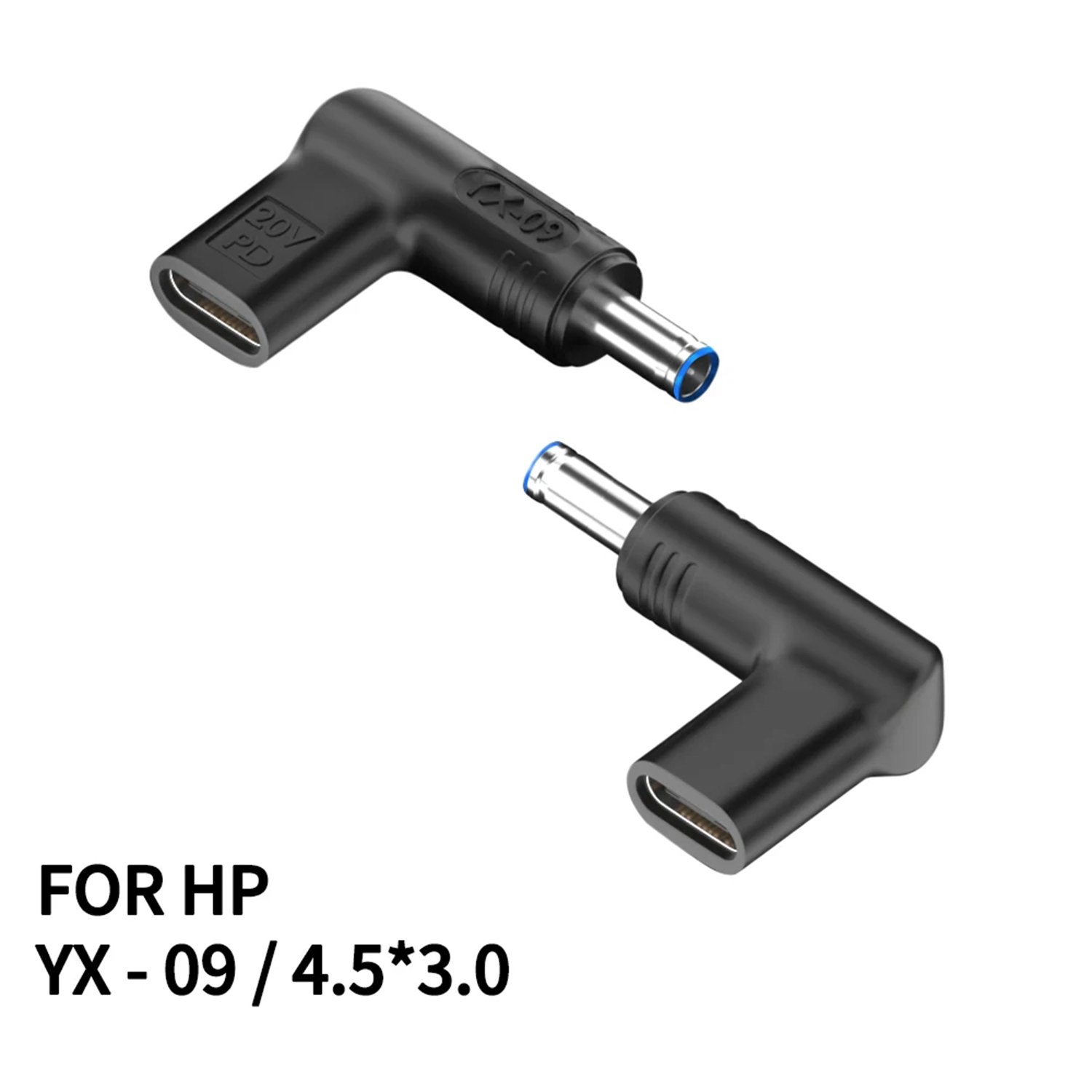 94920250111104703.jpg Type-C(Female) to 4.5*3.0mm(Male) Power Adapter for HP Laptop - Image 1