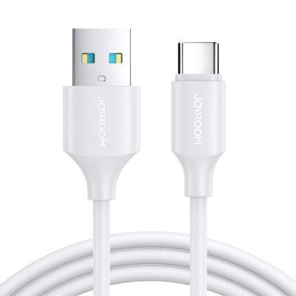 JOYROOM S-UC027A9 1M 3A Type-C Charging Data Cable White CE/ROHS Certified