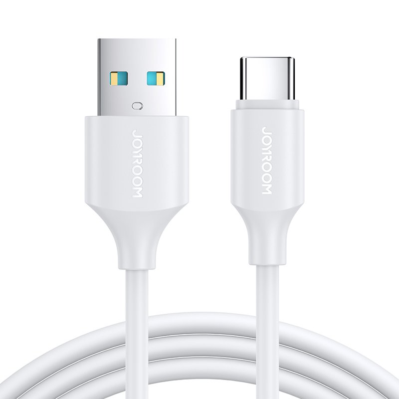 97120230512095710.jpg JOYROOM S-UC027A9 1M 3A Type-C Charging Data Cable White CE/ROHS Certified - Image 1