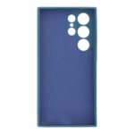 Full Pure Color Liquid Silicone Case for Samsung Galaxy S25 Ultra Dark Blue - Image 2