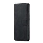 DG.MING Retro Oil Side Horizontal Flip Case for Samsung Galaxy A33 5G Black