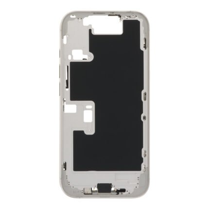 Middle Frame Assembly with Side Buttons + SIM Card Tray + Customize Button for iPhone 16 Pro European Version White Titanium Ori R