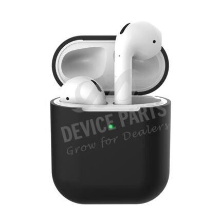 Anti-drop Dust-proof Bluetooth Earphone Silicone Case for AirPods 1/AirPods 2 Black