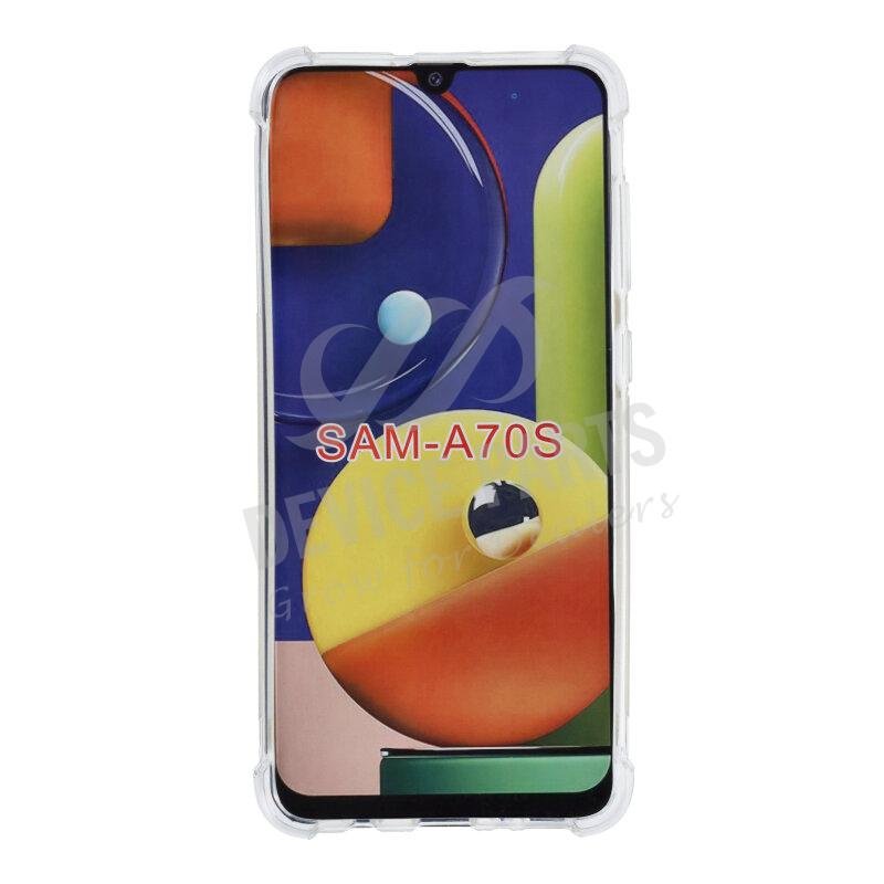 as051885a_2106055460_1.jpg Anti-Shock TPU Case for Samsung Galaxy A70/A70s Transparent - Image 1