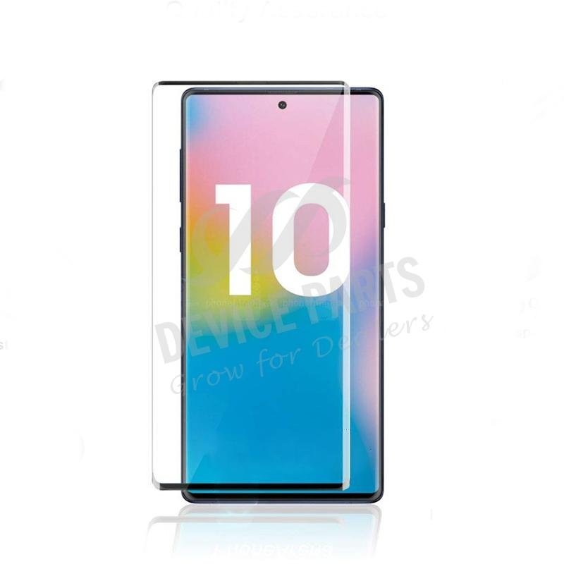 as052344a_2104012483_1.jpg 3D Full Screen Tempered Glass Screen Protector Full Glue for Samsung Galaxy Note 10+/Note 10 Plus 5G Black - Image 1