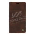 CaseMe-013 PU + PC Business Style Vintage Matte Horizontal Flap Leather Case for iPhone 11 Brown