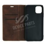 CaseMe-013 PU + PC Business Style Vintage Matte Horizontal Flap Leather Case for iPhone 11 Brown - Image 2