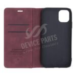 CaseMe-013 PU + PC Business Style Vintage Matte Horizontal Flap Leather Case for iPhone 11 Dark Red - Image 2