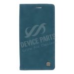CaseMe-013 PU + PC Business Style Vintage Matte Horizontal Flap Leather Case for iPhone 11 Blue