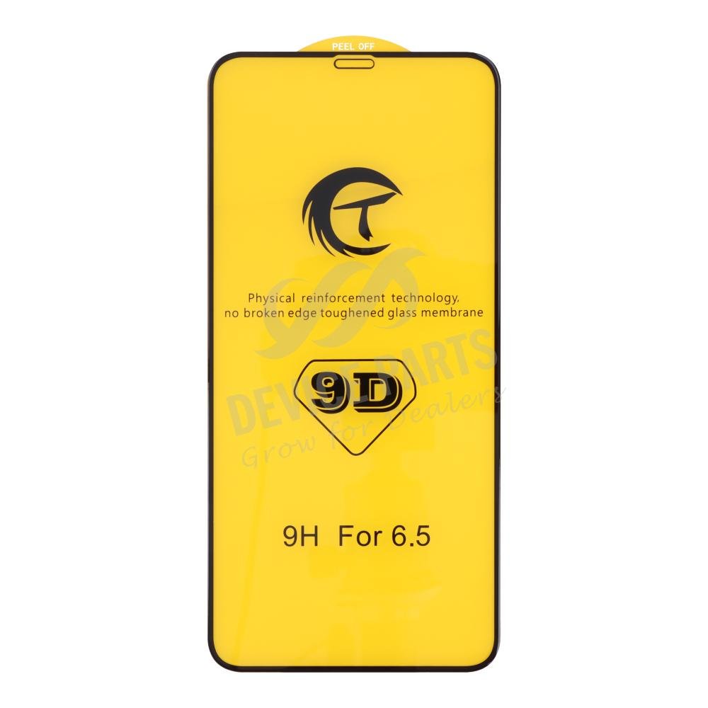 as063290a_2104018156_1.jpg 9D Full Screen Tempered Glass Screen Protector for iPhone XS Max/11 Pro Max Black - Image 1