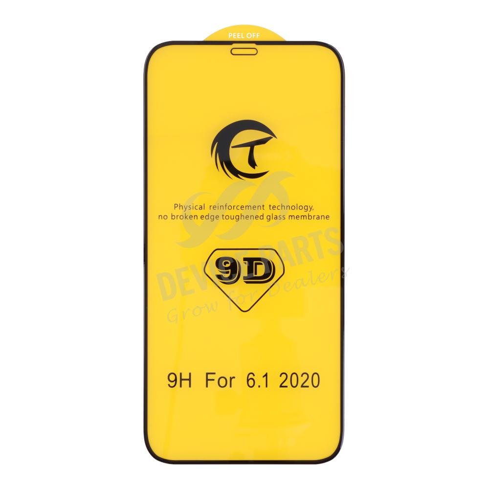 as064686a_2104011024_1.jpg 9D Full Screen Tempered Glass Screen Protector for iPhone 12/12 Pro Black - Image 1