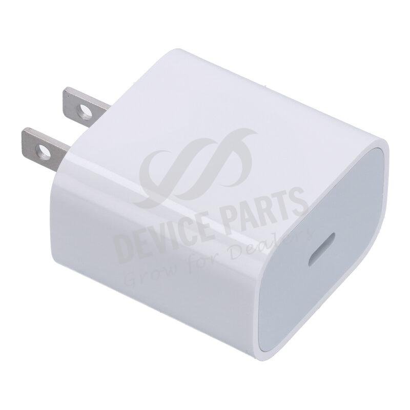 as064824a_2105265904_1.jpg A2305 20W Type-C PD Charger for iPhone 11 Series/12 Series/13 Series/14 Series/15 Series White without Logo US Plug - Image 1