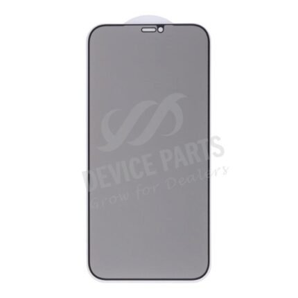 Privacy Anti-Glare Tempered Glass Screen Protector for iPhone 12 Pro Max Black