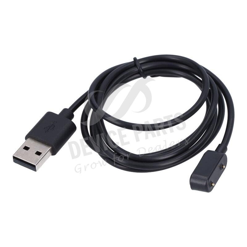as071763a_2105248348_1.jpg 1M Magnetic Charging Cable Smart Watch Charger Dock for Honor Band 6/Huawei Watch Fit/Band 8 Black - Image 1
