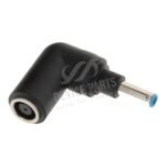 7.4*5.0mm(Female) to 4.5*3.0mm(Male) DC Power Right Angle Adapter for HP Laptop