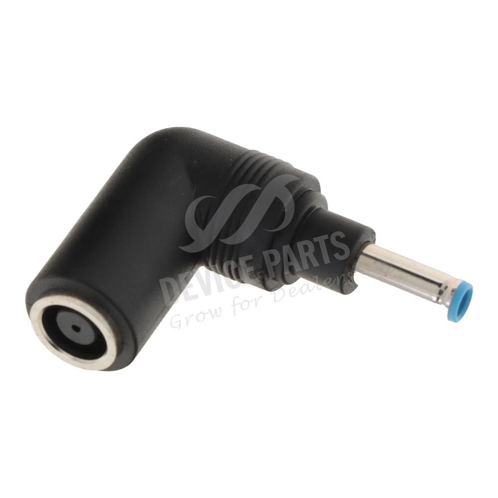 as078704_2504116207_1.jpg 7.4*5.0mm(Female) to 4.5*3.0mm(Male) DC Power Right Angle Adapter for HP Laptop - Image 1