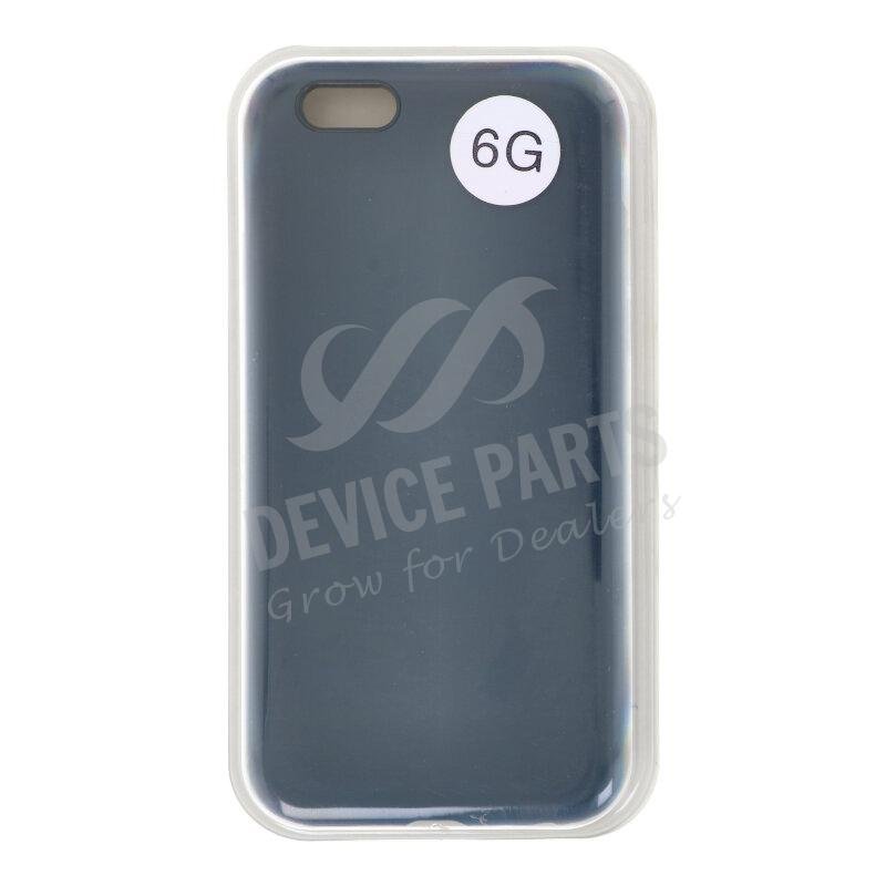 as080981d_2111118802_1.jpg Full Pure Color Liquid Silicone Case Without Logo for iPhone 6/6S Midnight Blue - Image 1