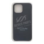 Full Pure Color Liquid Silicone Case Without Logo for iPhone 13 Pro Max Black - Image 2