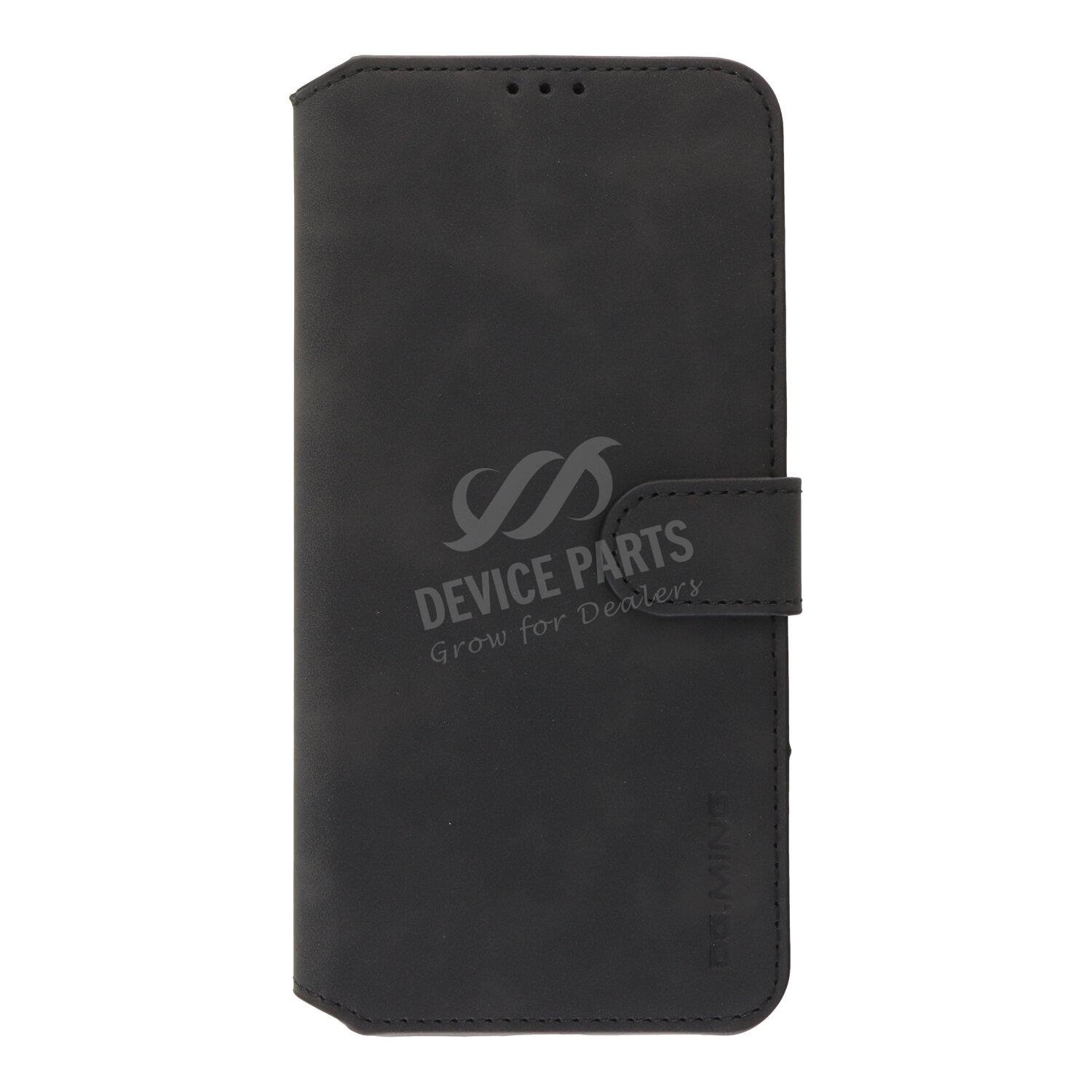 as091359a_2506208493_1.jpg DG.MING Retro Oil Side Horizontal Flip Case for Samsung Galaxy A13 5G/A04s A047 Black - Image 1