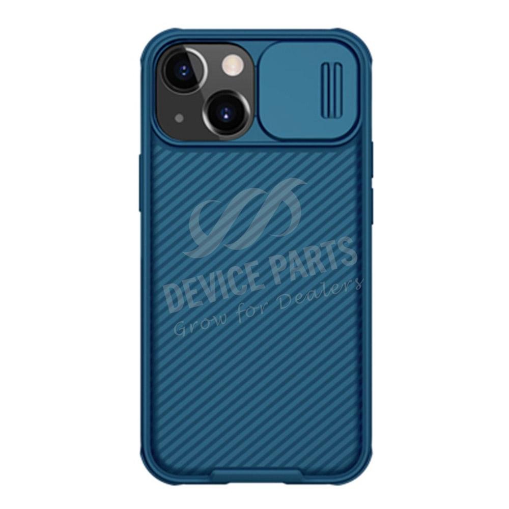 as107906b_2210313331_1.jpg NILLKIN CamShield Pro Case for iPhone 13/14 Blue - Image 1