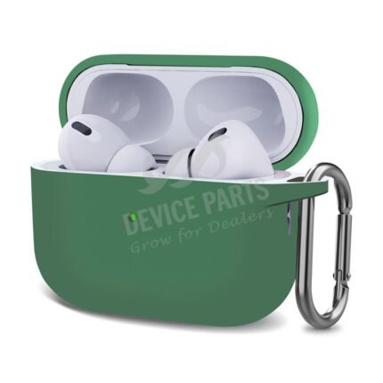 Anti-drop Silicone Thickened Earphone Case for AirPods Pro 2nd Pine Green