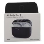 Ultra-thin Liquid Silicone Case for AirPods Pro 2nd Black - Image 2