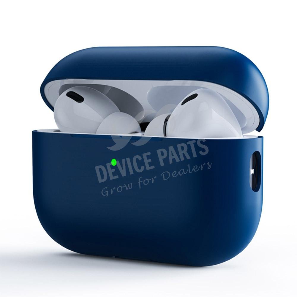 as112166b_2210085640_1.jpg Ultra-thin Liquid Silicone Case for AirPods Pro 2nd Midnight Blue - Image 1