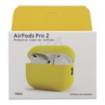 Ultra-thin Liquid Silicone Case for AirPods Pro 2nd Yellow - Image 2