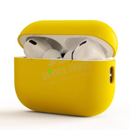 Ultra-thin Liquid Silicone Case for AirPods Pro 2nd Yellow