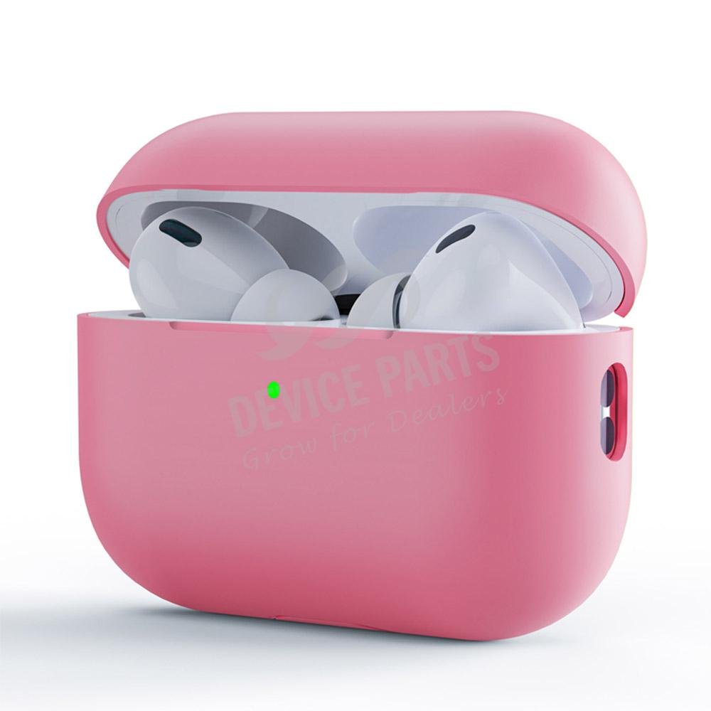 as112171b_2210088110_1.jpg Ultra-thin Liquid Silicone Case for AirPods Pro 2nd Pink - Image 1