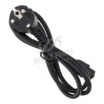 EU Plug 1.5M C5 VDE Power Supply Cable for Projector PC Monitor Printer