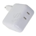 35W Dual Type-C Charger for IPad/iPhone HQ White EU Plug