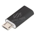 Type-C(Female) to Micro USB(Male) Adapter Black - Image 2