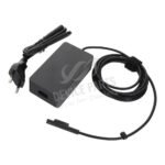15V 4A 65W Charging Adapter with AC Power Cable for Microsoft Surface Book/Pro 3/Pro 4/Pro 5/Pro 6 OEM Black EU Plug - Image 2