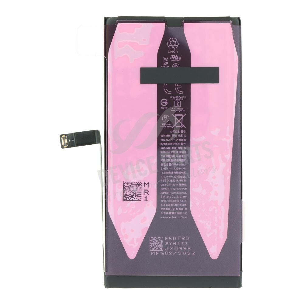 as127716_2310174411_1.jpg 4323mAh Battery + Battery Adhesive for iPhone 14 Plus OEM - Image 1