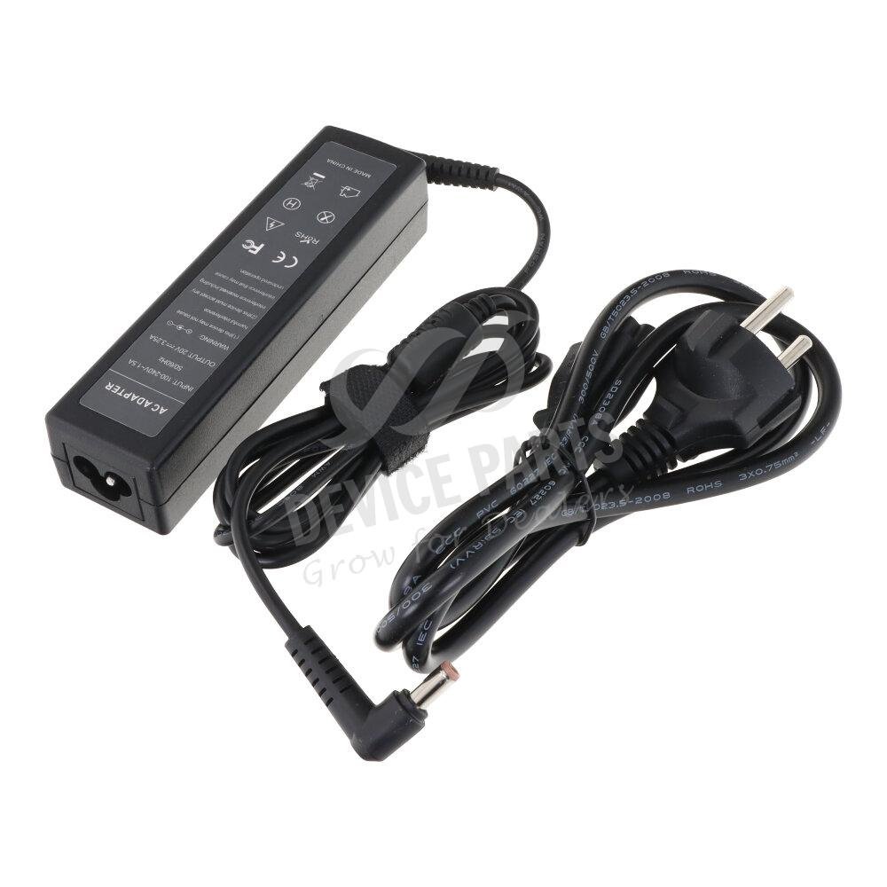 as129315_2405289594_1.jpg 5.5*2.5mm 20V/3.25A/65W Power Supply Adapter with AC Cable EU Adapter - Image 1