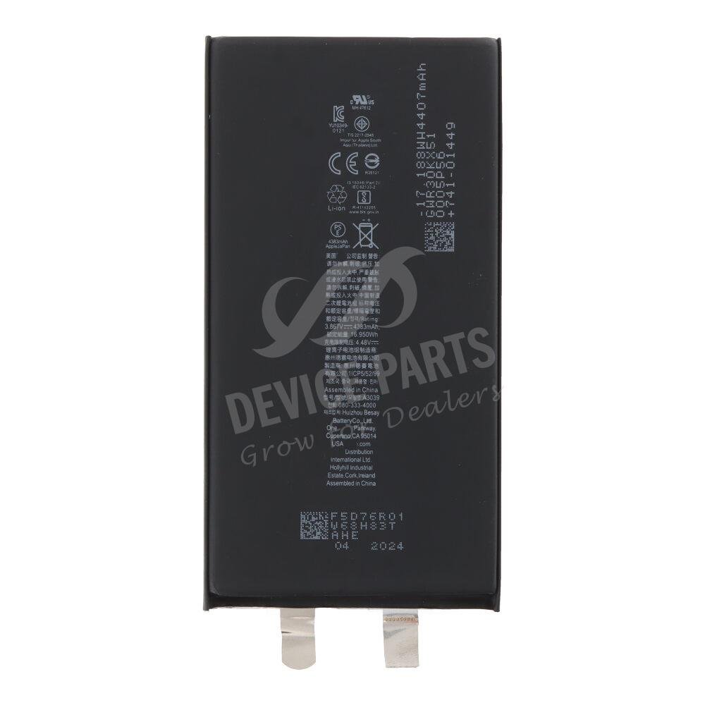 as139867_2404099282_1.jpg 4383mAh Battery Cell + Battery Adhesive for iPhone 15 Plus OEM - Image 1