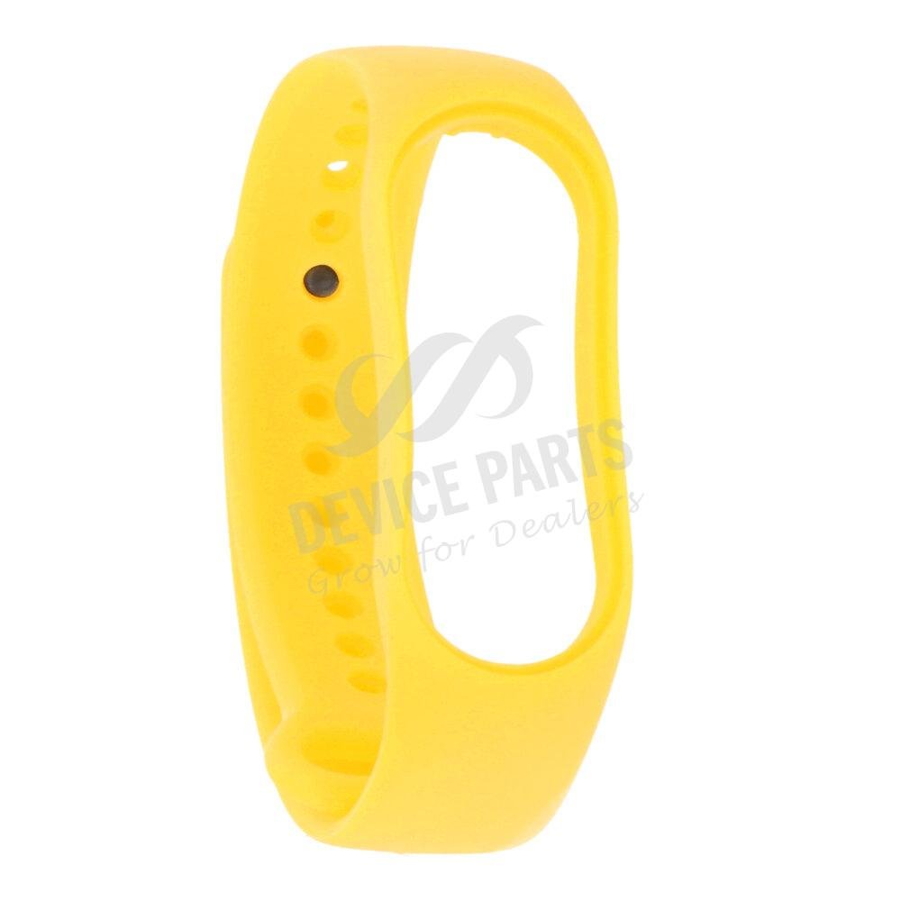 as142000_2405183593_1.jpg Silicone Strap Band for Xiaomi Mi Smart Band 5/6/7 Yellow - Image 1