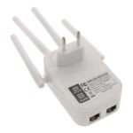 1200Mbps 2.4GHz+5Ghz Dual Band Network Wireless WiFi Signal Booster Repeater White EU Plug - Image 2
