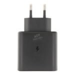 45W Type-C Port Charger with Package for Samsung Black Ori EU Plug without Logo