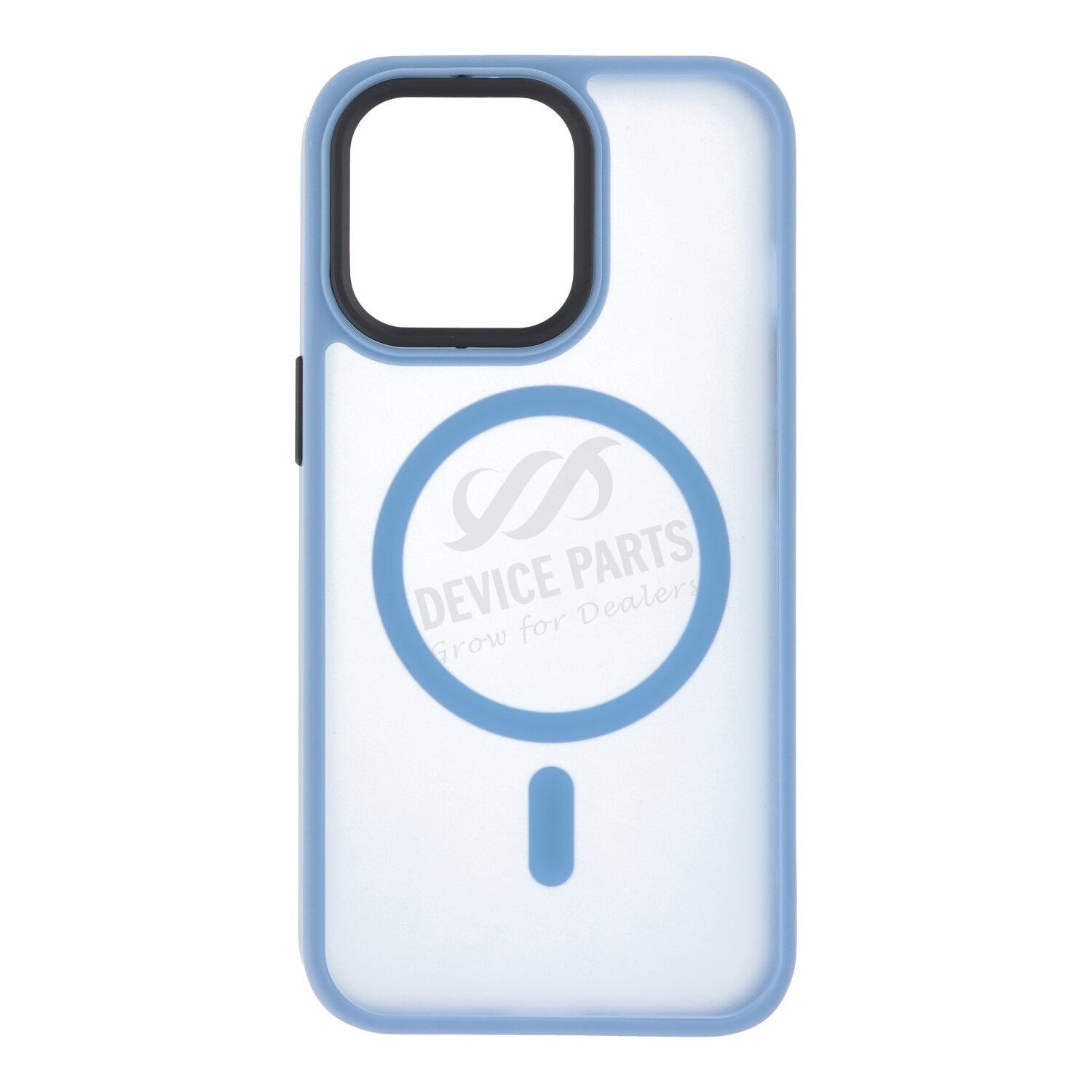 as151916e_2410254041_1.jpg Magnetic Skin Feel Frosted Translucent Case for iPhone 13 Pro Light Blue - Image 1