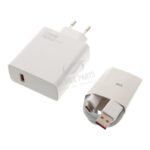 120W USB Charger with 1M 6A Type-C Cable for Xiaomi EU Plug OEM White