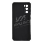 Full Pure Color Liquid Silicone Case for Samsung Galaxy S20 FE Black - Image 2