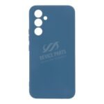 Full Pure Color Liquid Silicone Case for Samsung Galaxy A54 5G Dark Blue