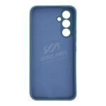 Full Pure Color Liquid Silicone Case for Samsung Galaxy A54 5G Dark Blue - Image 2