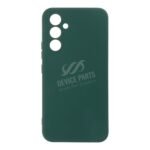 Full Pure Color Liquid Silicone Case for Samsung Galaxy A54 5G Dark Green
