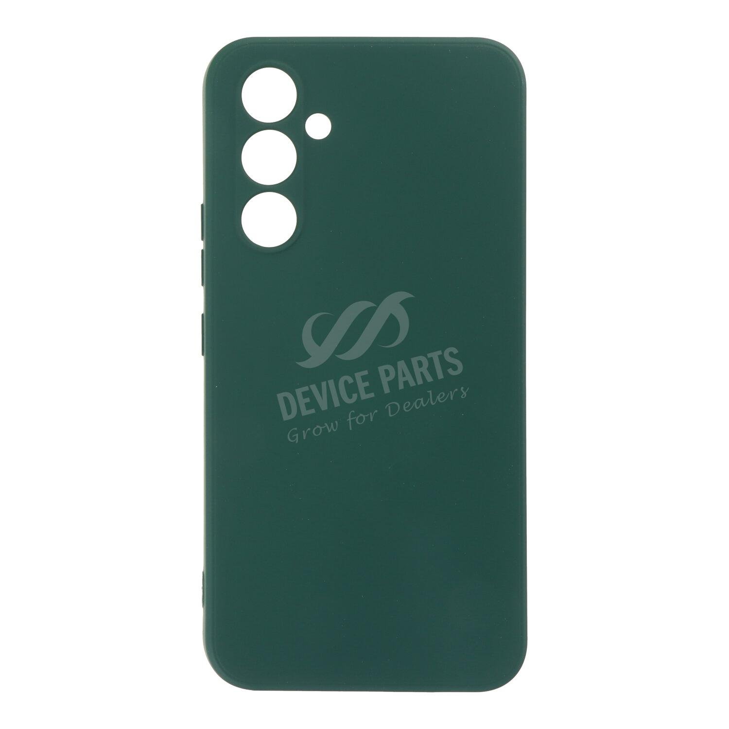 as155981c_2501166402_1.jpg Full Pure Color Liquid Silicone Case for Samsung Galaxy A54 5G Dark Green - Image 1